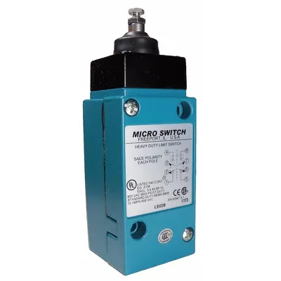 Honeywell Non Plug-In Limit Switch: Plunger Actuator, Momentary, Metallic, Plunger - Top-Mount Plunger Limit Switches