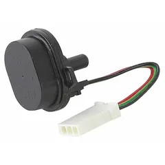 Differential pressure sensor for HVACR systems. Monitors pressure differences across filters, coils, or ducts to maintain proper airflow and system efficiency. Suitable for commercial and industrial heating, ventilation, and air conditioning applications.
