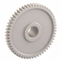 Spur Gear: Module m 0.5, 56 Teeth, 6 mm Bore Dia, Duracon, 20° Pressure Angle, Plain Bore (MPN DS0.5-56)