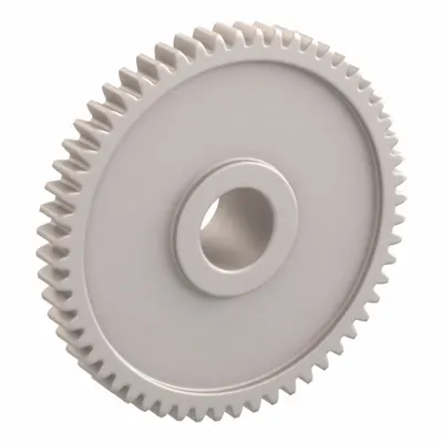 KHK GEARS Spur Gear: Module m 0.5, 56 Teeth, 6 mm Bore Dia, Duracon, 20° Pressure Angle - Metric Spur Gears with Standard Hub