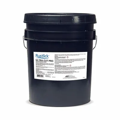 RUSTLICK Water Soluble Cutting Oil: Ultracut Pro, 5 gal, Pail (MPN 84405) - Soluble Cutting Oils for All Metals