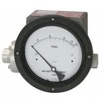 MIDWEST INSTRUMENT Differential Pressure Gauge & Switch: In-Line, 1/4 in NPT Female, 240, IP65 4X (MPN 240-SC-02-O(JAA)-20P)