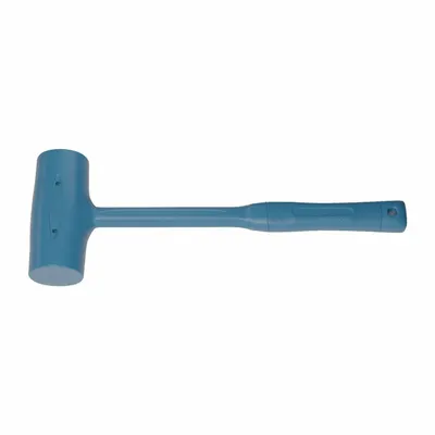 AMERICAN Mallet: Thermoplastic Polyurethane Handle, 2 lb Head Wt, 2 in Dia - Plastic Mallets