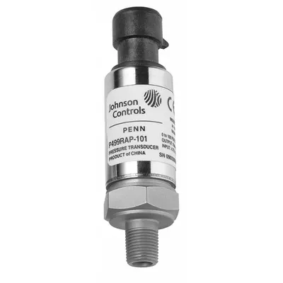 JOHNSON CONTROLS Pressure Transmitter: 0 psi to 500 psi, 0.5 to 4.5V DC, 3-Pin Packard Connector - Pressure Transmitters with 3-Pin Packard Connector