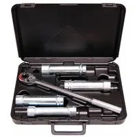 WHEELER-REX Socket Wrench Set: 1/2 in Drive, 4 Piece, 6-Point, SAE (MPN 962)