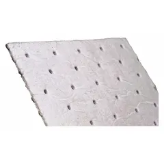 This CONDOR sorbent roll is made of white polypropylene, measuring 150 ft in length and 30 in in width. It is used for absorbing industrial spills, leaks, and drips, including oil, coolant, solvent, and water-based fluids, to maintain clean work areas.