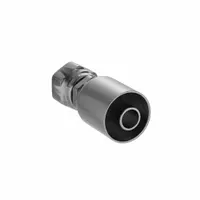 PARKER Hydraulic Crimp Fitting: Steel x Steel, Straight, -10 For Hose Dash Size, Female x Genderless (MPN 1JC43-10-10)