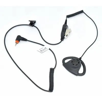 MOTOROLA Earpiece: Fits Motorola, For SL7000/SL7000e Series, D-Ring, Push To Talk - Motorola-Compatible Earpieces & Headsets