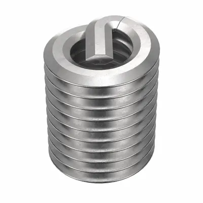 HELI-COIL Helical Insert: Tanged Tang Style, Free-Running, M2.5-0.45 Thread Size - Free-Running Tanged Helical Inserts