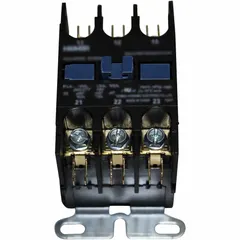 Electromechanical switching device for HVACR systems. Controls power to compressors, condenser fans, and other high-load components in residential and commercial air conditioning and heat pump units.