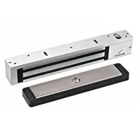 The DYNALOCK 2280 DSM is a single-door magnetic lock constructed from aluminum. It features an instantaneous release delay for quick egress. Typical applications include securing doors in access control systems for commercial and industrial facilities