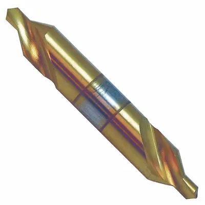 KEO Center Drill: Bell Type Hey, #16, 60°, 3 in Overall Lg - Bell-Tip Hey-Type Center Drills