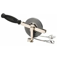 CRESCENT LUFKIN Double Duty Oil Gauging Tape Measure: 75 ft, Swivel Snap Tip, Steel, SAE, Silver (MPN CN1295SF590N)