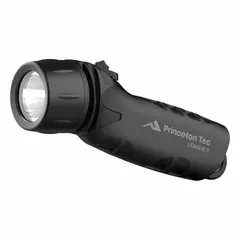 Portable flashlight delivering 150 lumens with a 130-meter maximum beam distance and 10-hour run time at max brightness. Includes 3 AA batteries. Suitable for general industrial inspection, maintenance, and emergency lighting tasks.