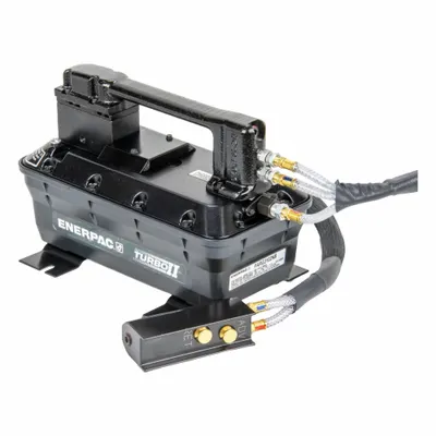 ENERPAC Air Hydraulic Pump: 5,000 psi Max. Op Pressure, 116 cu in Reservoir Capacity - Air-Operated Hydraulic Workholding Pump Units