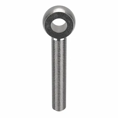 KEN FORGING Fixed Rod End: Stainless Steel, Plain, Right Hand, 1/2"-13 Thread Size - Stainless Steel Male Threaded Fixed Rod Ends