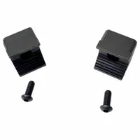 PALMGREN Replacement Pipe Jaw Plate Kit: Steel, For 1 in Vise Jaw Wd, Fasteners (MPN 965079101)