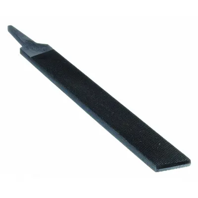 WESTWARD Hand File: Rectangular, Bastard Cut, 8 in Lg without Tang, 13/16 in Wd - Straight Double-Cut Rectangular Files