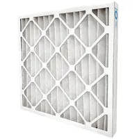 Pleated Air Filter: 14 in x 20 in x 2 in, MERV 8, Antimicrobial
