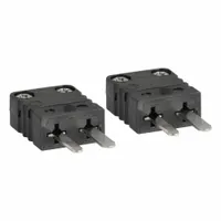 FLUKE Thermocouple Plug: Jack, For Type J Thermocouple Type, Mini Plug, 2 Pins, Flat, Flat (MPN 80CJ-M)
