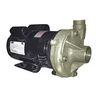 Centrifugal Pump: 1 hp, 115/230V AC, 100 ft Max Head, 1 1/4 in, 1 in Intake and Disch, ODP, 1 Phase