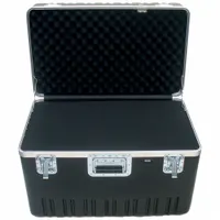 Standard protective transport case with telescoping handle and two wheels for mobility. Features TSA combo lock with recessed latches and pick and pluck/solid foam interior for custom cushioning of sensitive equipment. Suitable for transporting tools, instruments, or fragile items in field service or industrial environments