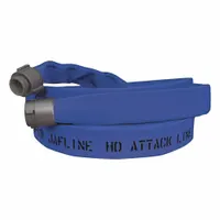 JAFLINE HD Fire Hose: Double Jacket, 2 in Hose Inside Dia, 50 ft Hose Lg, Polyester, Blue (MPN HD200B050-NP150)