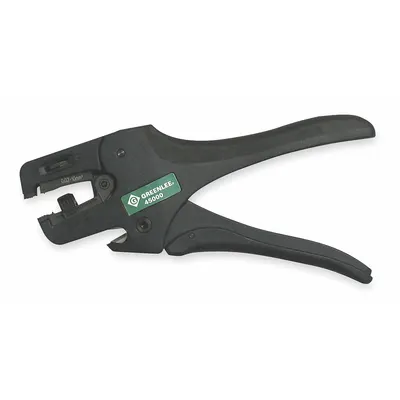 GREENLEE Wire Stripper: Auto, 12 AWG to 12 AWG, 9 in Overall Lg, Cut, Std Cushion Grip - Grip & Strip Wire Strippers