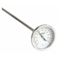 VEE GEE Compost Dial Thermometer: 0°F to 200°F, +/- 2°F, 36 in Stem Lg, Fahrenheit (MPN 82200-36)