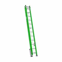 WERNER Extension Ladder: 28 ft Ladder Size, Fiberglass, 375 lb Load Capacity, 63 lb Wt, 2 Sections (MPN B7128-2X9295)
