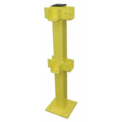 OEM Three Way Post: 4 in Post Wd - Lift-Out Guardrail Posts