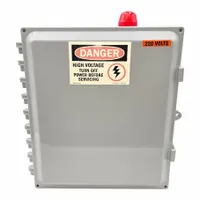SUMP ALARM Control Panel: Simplex, Single Phase, 120/208/240V AC, 0 to 6 A, Vertical Float, 4X (MPN BS-4X-MC-2-06-NW-CY-3F-3SB-AP)