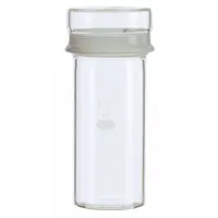 KIMBLE Weighing Bottle: 12 mL, Cap, 52 mm, Colorless, Closure Included, Narrow Mouth Size, ASTM/USP (MPN 15146-2540)