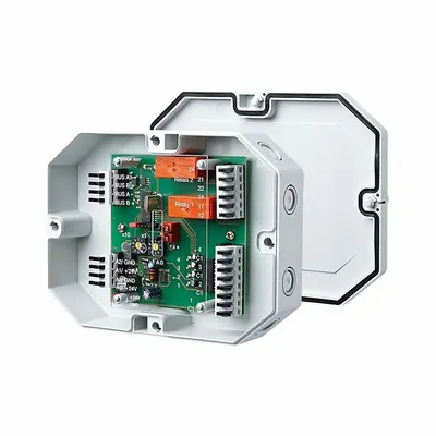 METZ CONNECT Modbus Module: C-Logline, Modbus RTU, Surface Mounting, (4) Digital In - Modules for Metz Connect Controllers