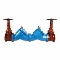 WATTS Double Check Valve Assembly: LF709, 4 in Pipe Size, Flange x Flange, 52.38 in Overall Lg, 709 (MPN LF709-OSY)