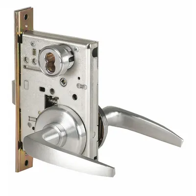 BEST Door Lockset: Office Lever Locksets, Chrome, ADA Compliant