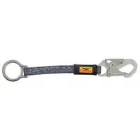 CONDOR D-Ring Extender: Full Body Harnesses/Shock Absorbing Lanyards, 18 in, 310 lb Wt Capacity