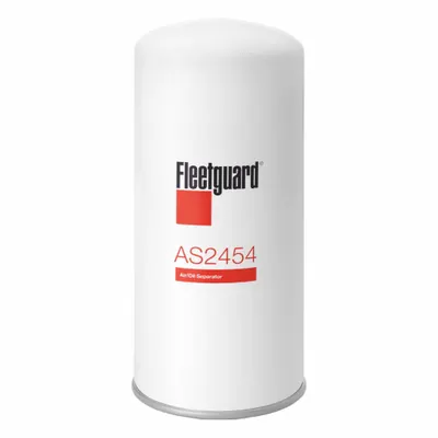 FLEETGUARD Automotive Air/Oil Separator Pack: Round, 5 1/2 in Outside Dia - Spin-On Oil/Air Separator Filters