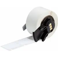 Pre-Cut Label Stock Roll: 1 1/4 in x 1 in, Rubber, Removable Adhesive, 250 Labels, Removable (MPN M6-103-498)