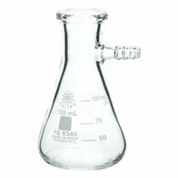 UNITED SCIENTIFIC SUPPLIES INC Glass Flasks: 100 mL, Colorless, Conical, A, 108 mm Overall Ht (MPN FG5340-100)