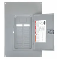 Load Center Cover: 20.18 in Lg, 1, Door, Non-Vented, 24 Spaces, 125 A Amps, 14.25 in Wd (MPN QOC24US)