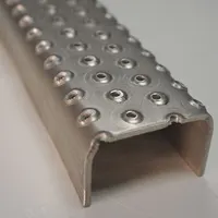 APPROVED VENDOR Ladder Tread Rung: Ladder Rung, Perforated, Aluminum (MPN 63A4L125-48.75)