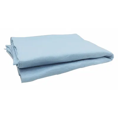 MEDSOURCE Blanket: Polyester, Blue, 72 in Wd - Standard Disposable Blankets