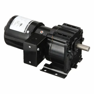 Dayton Gearmotor: Parallel, Single Output Shaft, Split-Phase, TEFC, 68 RPM - Parallel Shaft AC Gearmotors