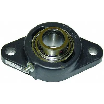 TIMKEN Flange Mount Bearing: Radial Ball, 1 in Bore, Cast Iron, Set Screws, 5 9/16 in Lg - General Purpose Flange-Mount Ball Bearings