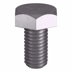 Grade B8M heavy hex bolt made from stainless steel, with 1/2"-13 thread size. Meets ASTM A193 material standards and ASME B18.2.1 dimensional standards. Suitable for structural bolting applications in high-temperature or corrosive environments, such as pressure vessels, flanges, and piping systems. Sold in a small pack; nut not included.