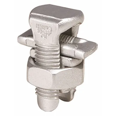 BURNDY KSU26 Split-Bolt Connector, Copper, for Steel Wire 2/0 AWG to 2 AWG - Split Bolts