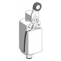 TELEMECANIQUE SENSORS Limit Switch: 90°, Roller Lever, XCKD, 0.22 in Roller Wd, 2 Mounting Holes (MPN XCKD2118M12)