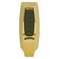 KABA SIMPLEX Mechanical Push Button Lockset: Brass (MPN 7102-03-41)