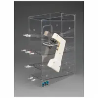 Serological Pipette Holder: 4 3/4 in Overall Wd, 16 in Overall Ht, 11 1/4 in Overall Lg, PETG, Clear (MPN PGSERPIP4-T-BRK)